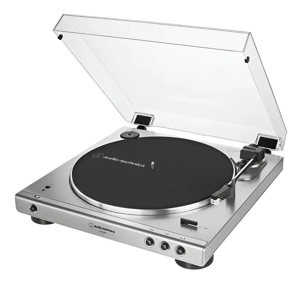 Toca-Discos Audio-Technica AT-LP60XBT Bluetooth Automático Prateado