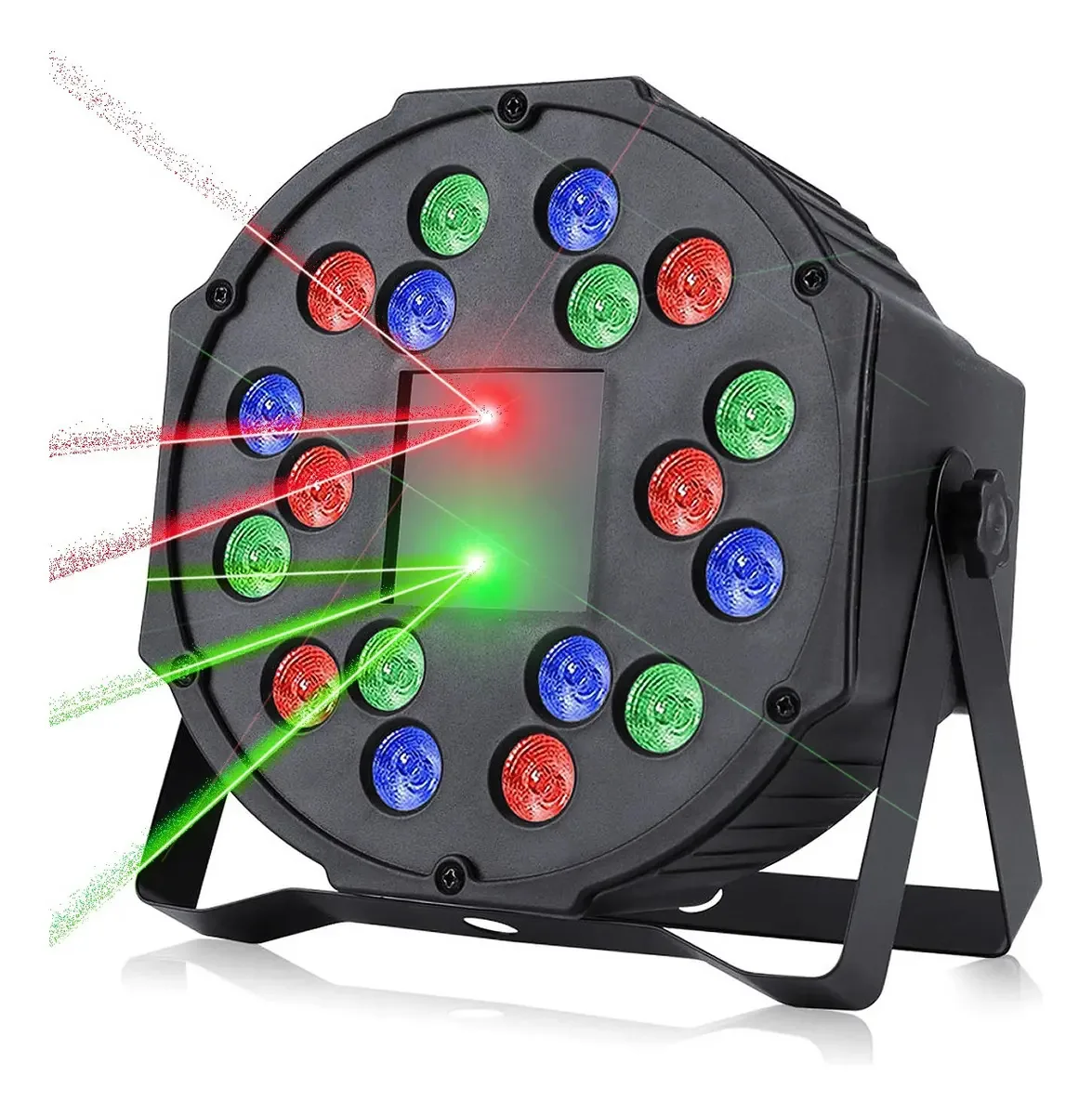 Canhão laser LED com laser DMX para festas, decoração