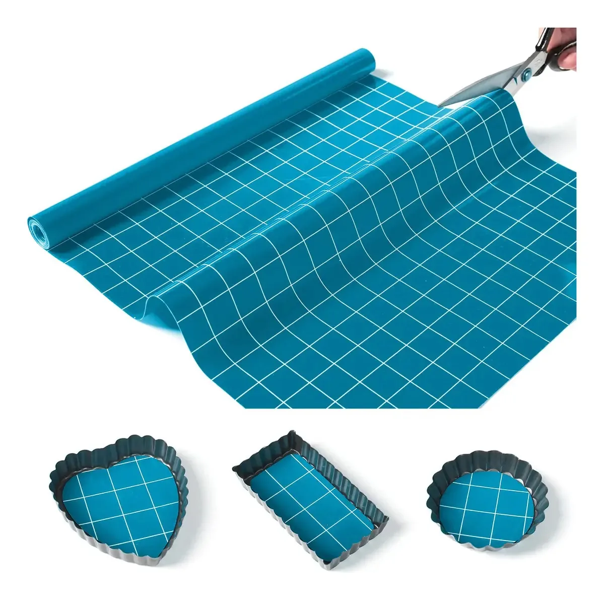 Rolo de cozimento de silicone, 16 polegadas x 5 pés, Cort