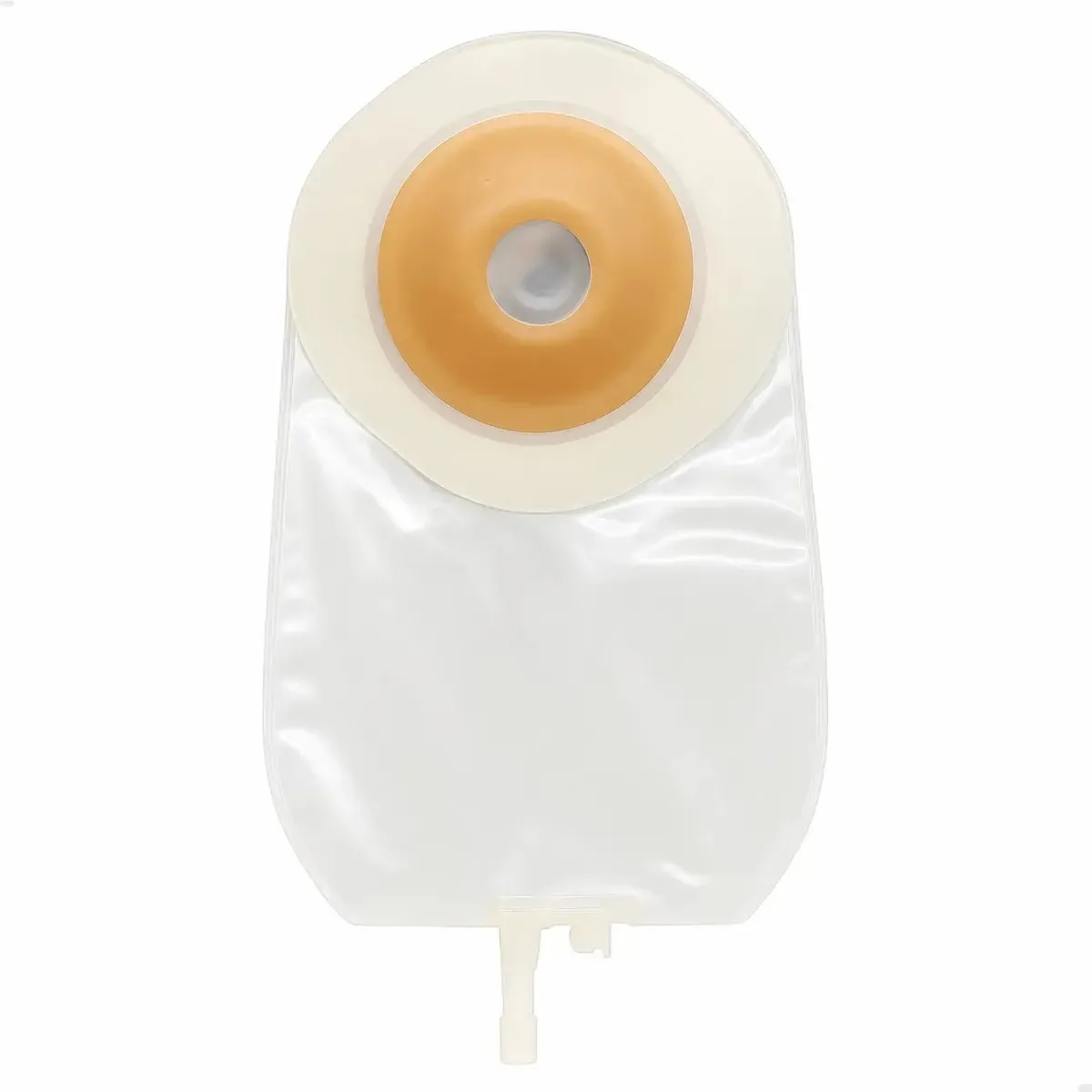 Bolsa De Urostomia Convexa Pré-cortada 25mm - 5 Unidades Transparente