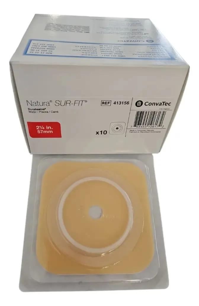 Bolsa de colostomia Convatec 413156 com diâmetro máximo de abertura 57 mm