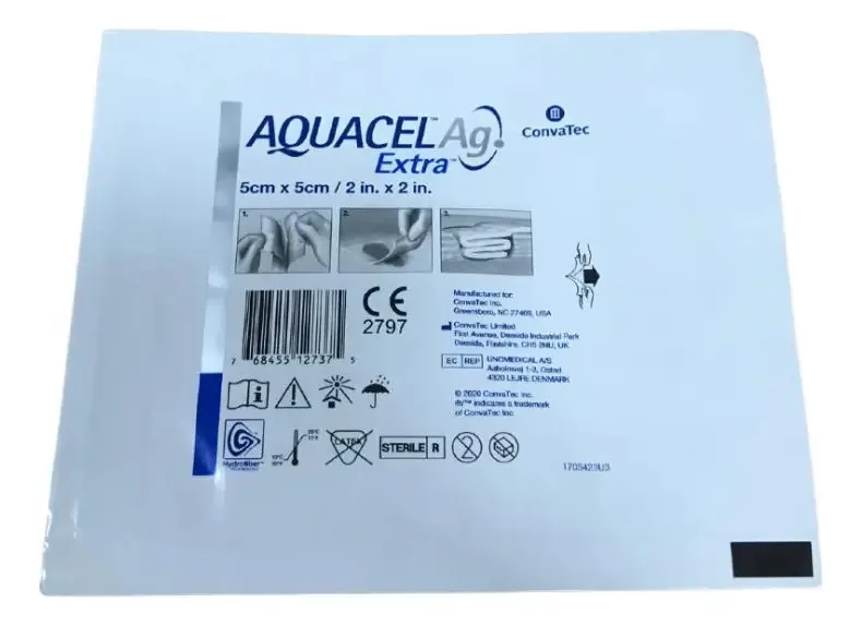 Aquacel Ag Extra 5cmx5cm 1 Un - Convatec