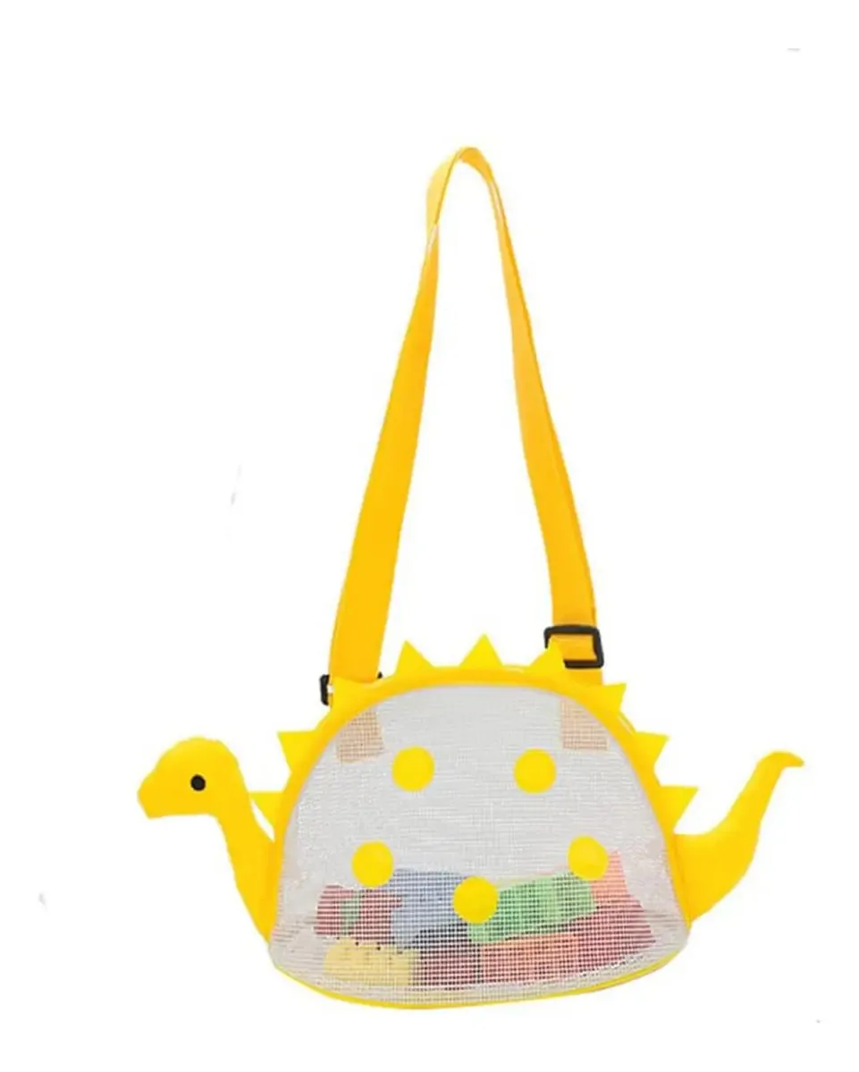 Bolsa de praia Kmdjg Mesh para brinquedos de praia, bolsa