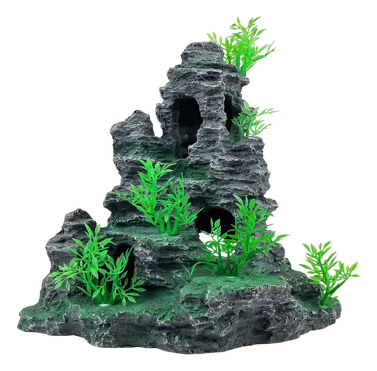 Decoração de aquário grande e alto para aquário, ornamentos temáticos