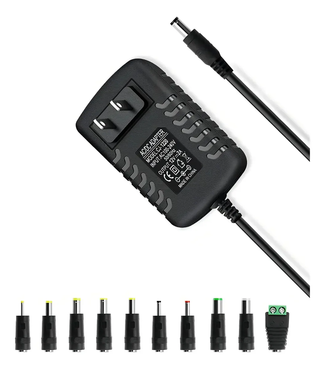 Adaptador de alimentação de entrada de fonte de alimentação 12v 2A