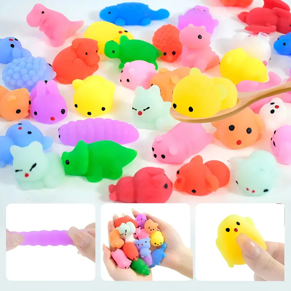 Brinquedo Mochi Anti-Stress 50 Escuichi Squishy Kawaii