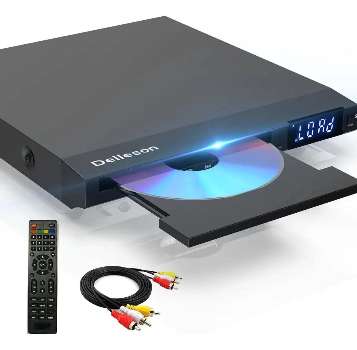Leitor de CD/DVD Delleson MKDDL-MiniDV com USB e Rca