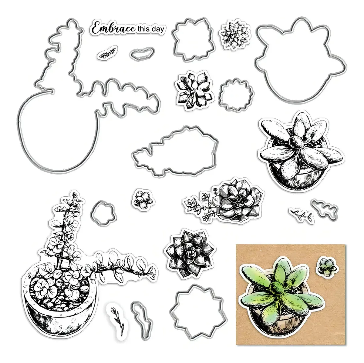 Hying Spring Plants, selos e matrizes para fabricação