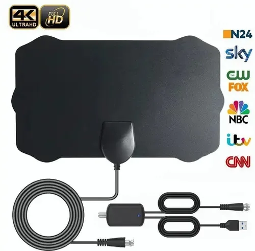 Antena De Tv Digital Hd Interna Antena Hdtv 4k 1080p