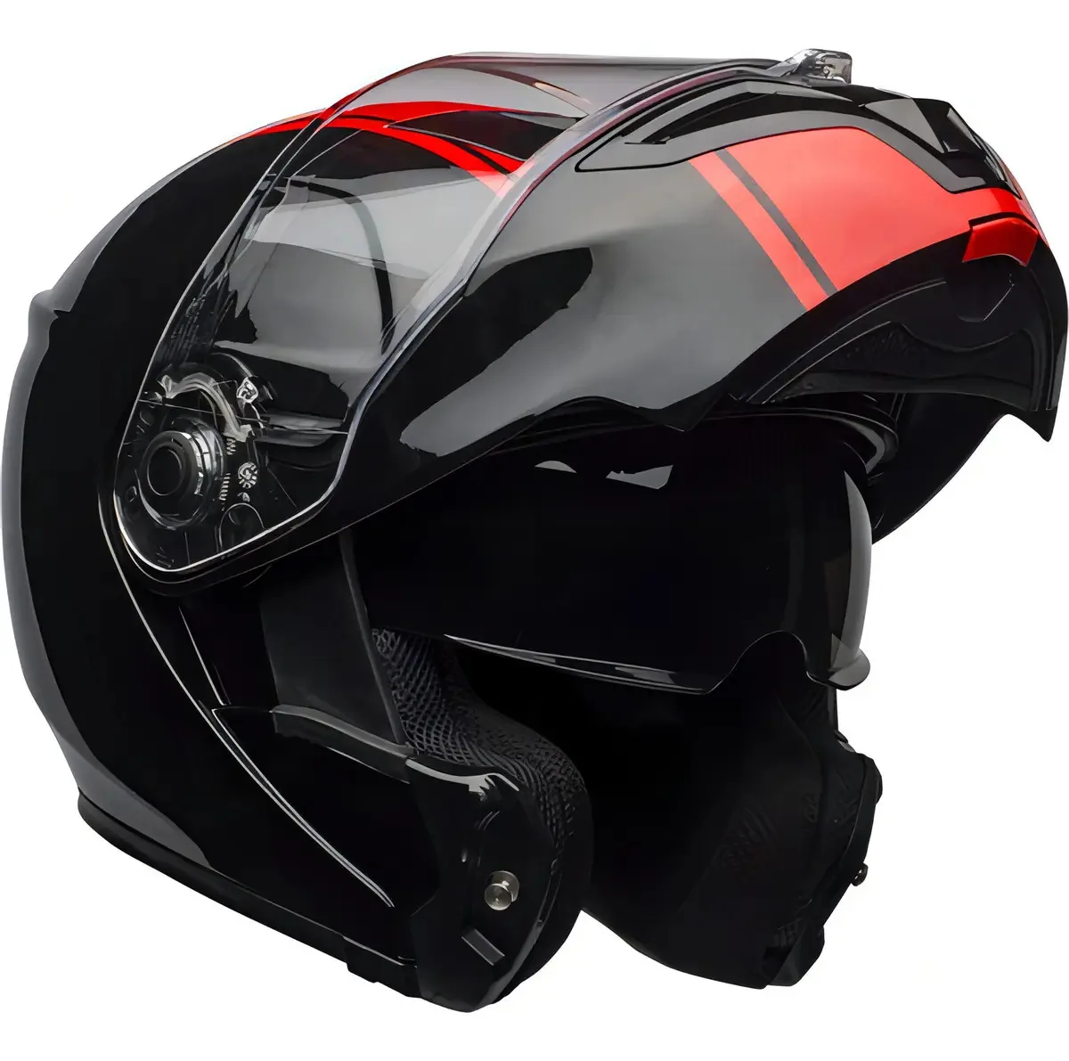 Capacetes Bell Capacete Modular Bell Srt com correia Capacetes Bell Modular Vermelho tamanho 58