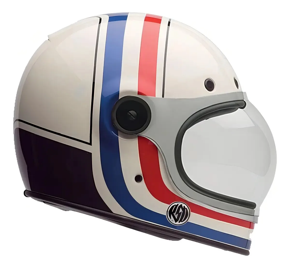 Capacete Bell Bullitt Rsd Viva Old School Cafe 2 Viseiras Tamanho do capacete 63