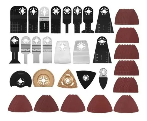 100 lâminas de serra oscilantes para cortar madeira/metal