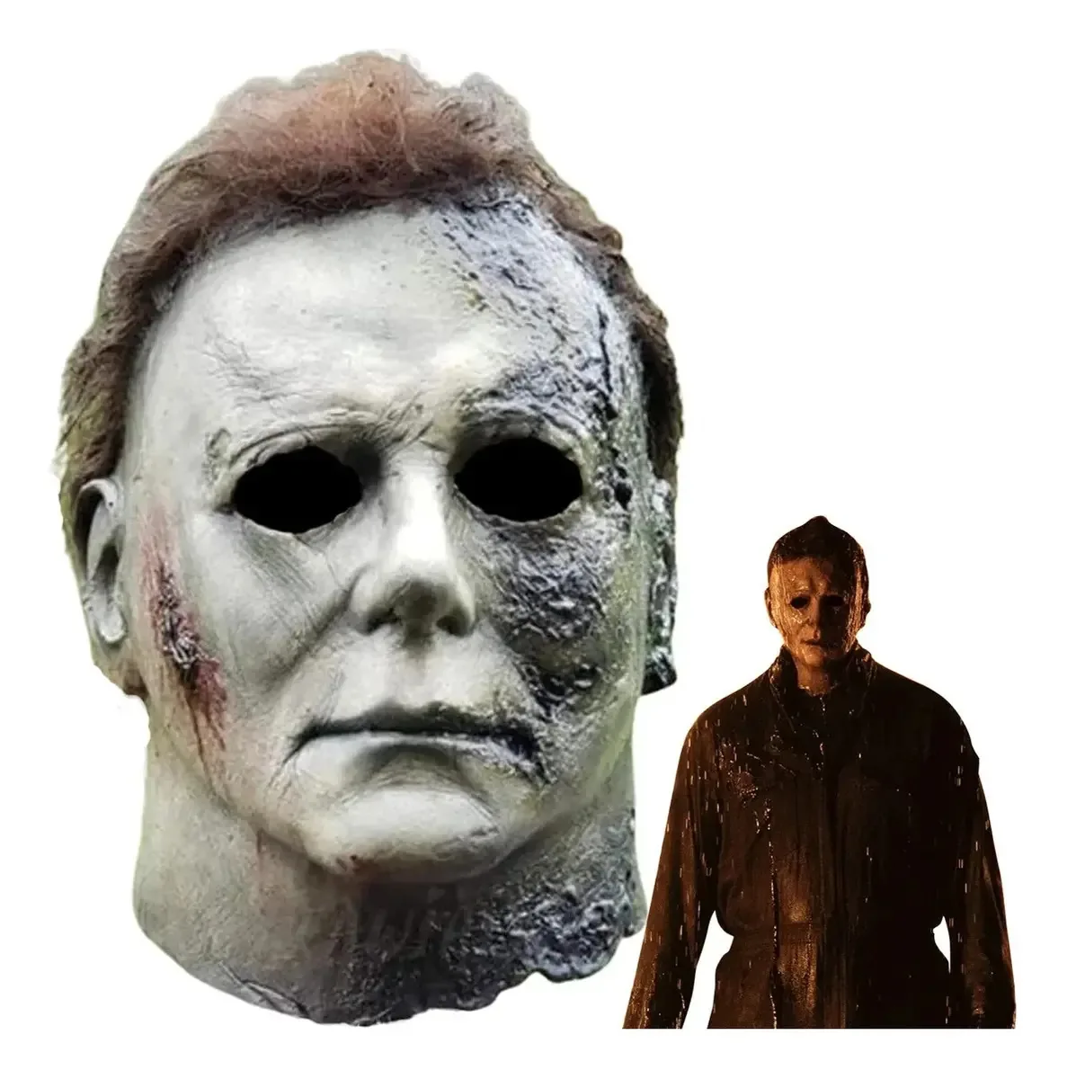 Máscara de cosplay realista de terror de Halloween de Michael Myers