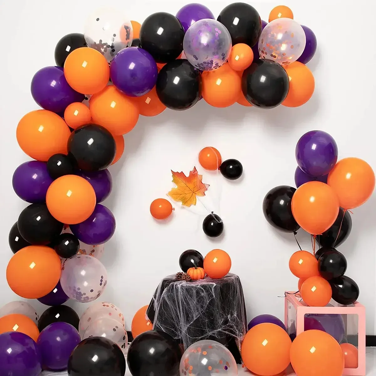 Kits de 117 balões de Halloween para decoração de festa. Para decoração, Halloween, aniversário. Dia de Finados, festa