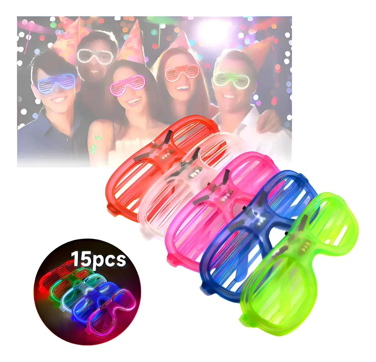 15 lentes luminosas: casamento fosco, festa de néon