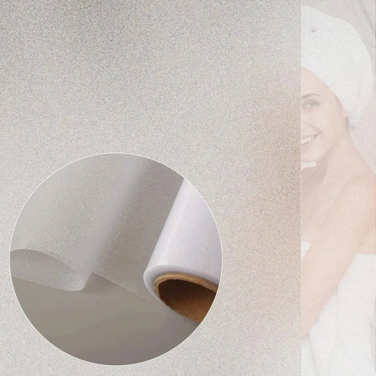 Vinil Privacy 60 cm x 500 cm Filme para janela Filme fosco Vidro de privacidade 60x500