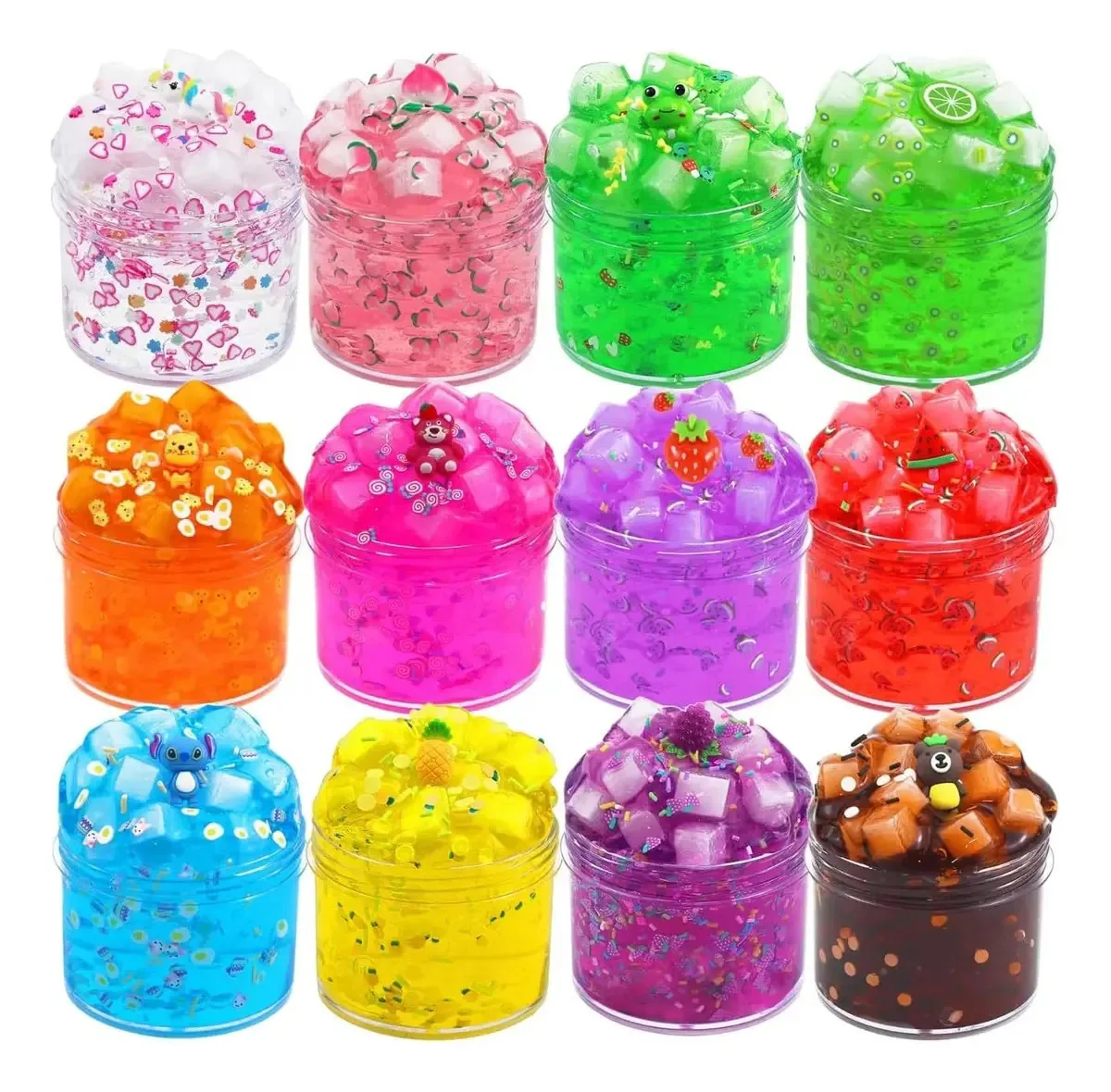 Conjunto de sorveteria para crianças - kit DIY de 12 peças