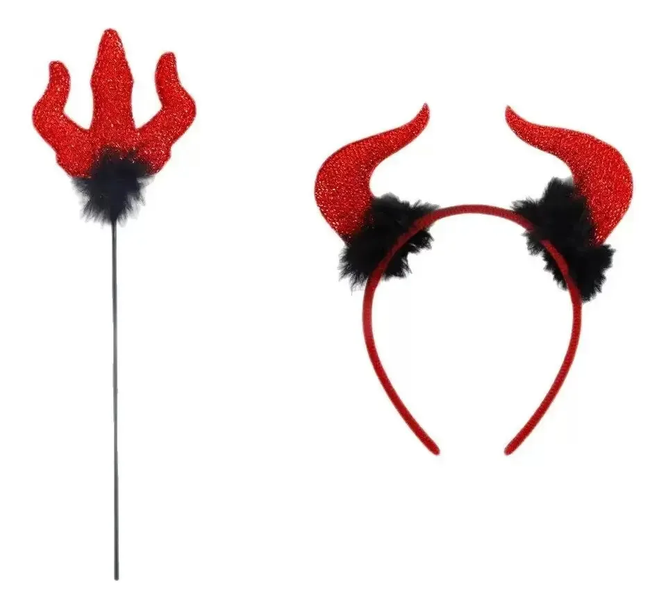 Trajes de bandana Yevo Halloween Spider para festas de dança vermelha