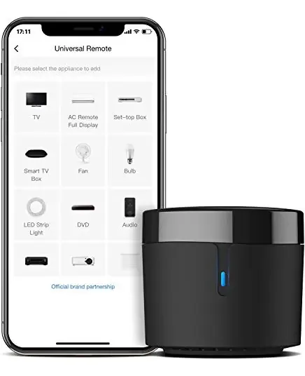 Broadlink Rm4 Mini Controle Remoto Inteligente, Hub Para Automação Residencial Inteligente, Substituição Remota De Ar Condicionado De Tv Infravermelho Compatível Com Alexa, Google