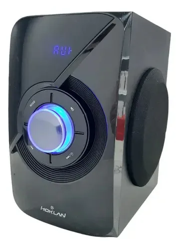 Home Theater 2.1 Bluetooth Radio Fm Usb Sd Port, cor preta