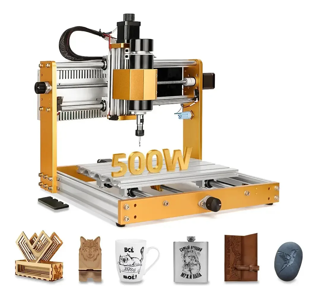 Máquina CNC pré-montada 3018 Pro Max All Metallic 500w