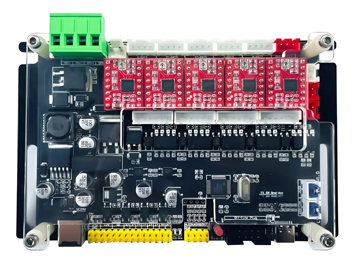 Controlador CNC LUNYEE 4 Eixos Grbl 4-axis Control Board 3.0 Tela 4 Pol