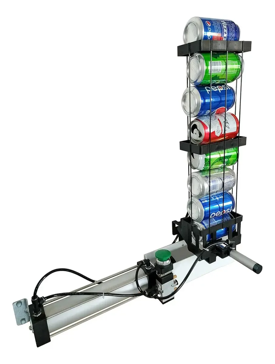 Britador de latas automático Triturador de latas pneumático Heavy Duty Efficie Aa