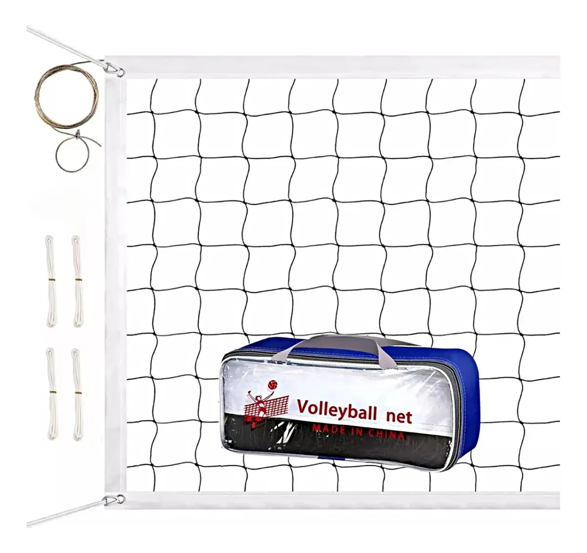 Rede De Voleibol Profissional, Voleibol De Praia Vermelho Com Bolsa