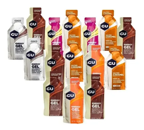 Gu Energy Gel 15 Sachês Sabores Sortidos - Energético Gu Gel