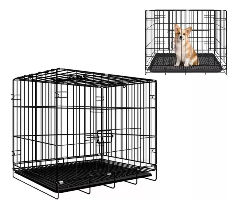 Gaiola dobrável para animais de estimação, coelhos, cães pequenos, gatos, Mr Wuff, 50x37x40