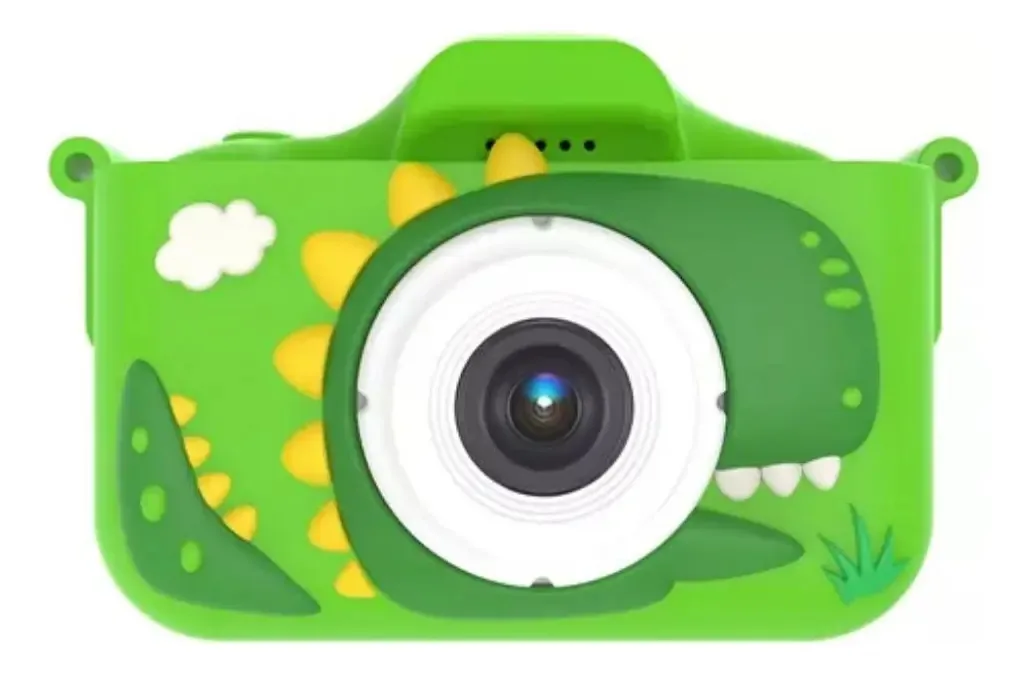 Mini câmeras digitais para crianças, brinquedos educativos, cor verde HD