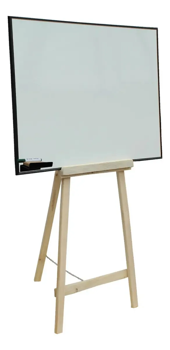 Placa acrílica apagável com tripé+borracha (80cmx120cm)