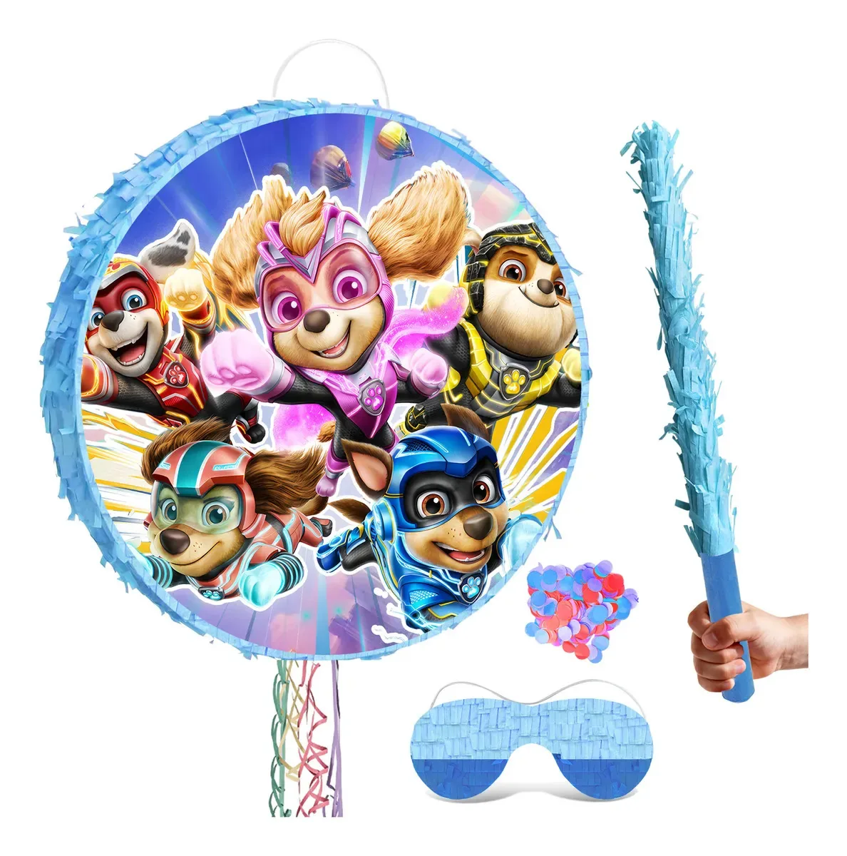 Tambor Paw Patrol Piñata de 43 cm, festa infantil, menina e menino
