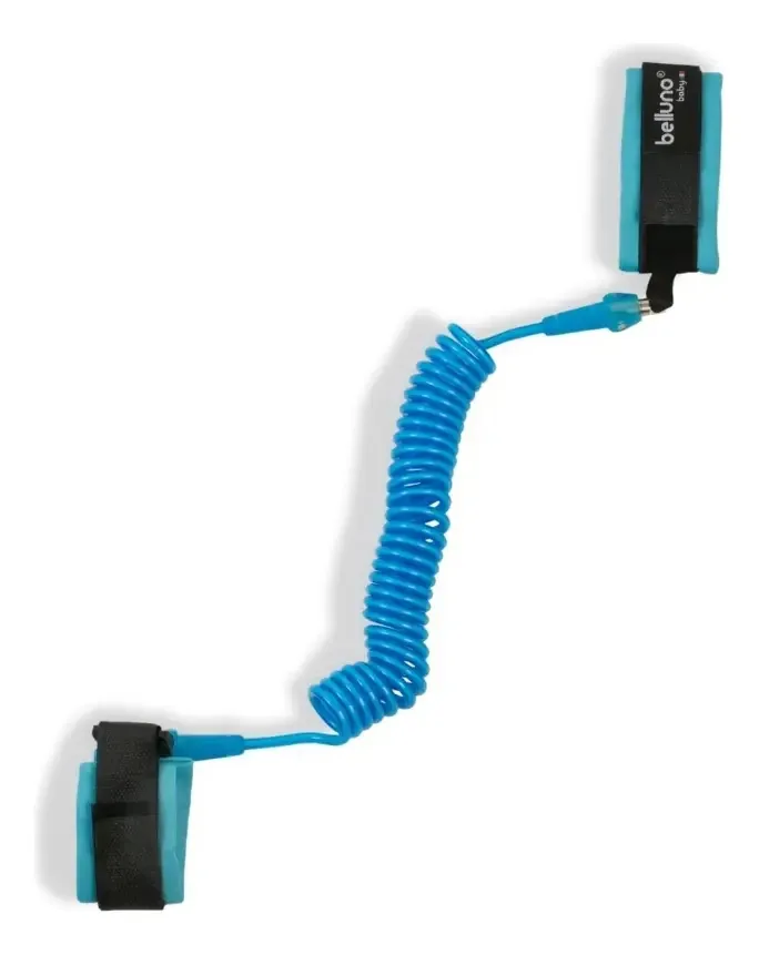 Coleiras de pulso antiperda Belluno Baby Safety Harness cor azul x unidade