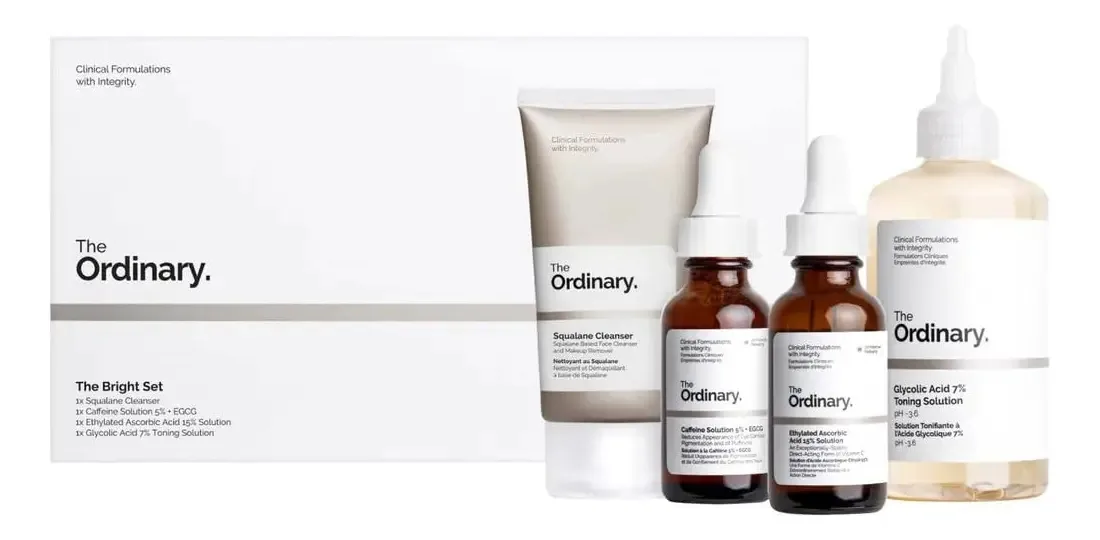 Kit De Cuidado Facial The Ordinary Iluminador E Tonificante