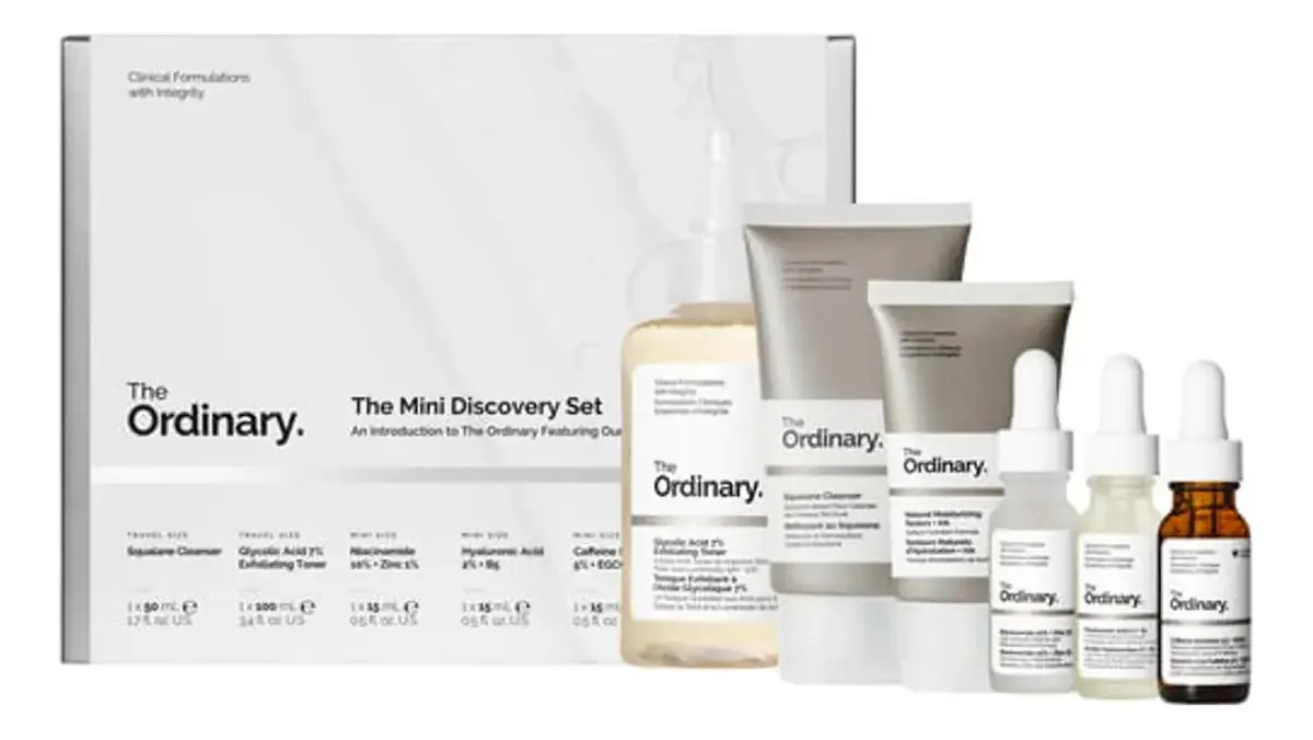 O kit de cuidados com a pele Mini Discovery Set | The Ordinary