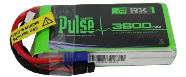 Bateria Pulse 7.4v 20c 3600mah Lipo Receptor