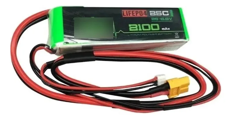 Bateria Life Pulse 2100mah 6.6v 2s Receiver Lifepo4 Xt60