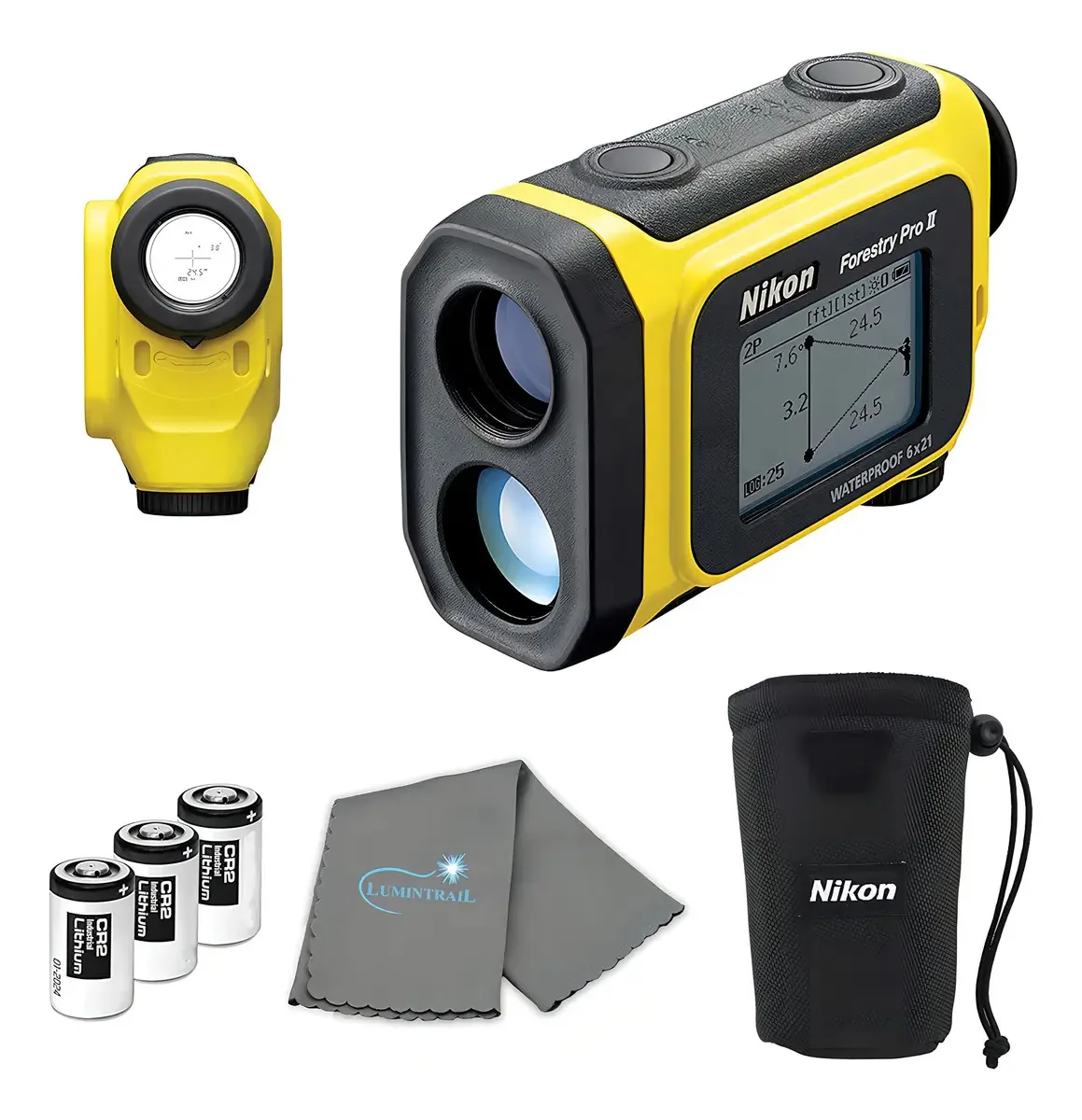Pacote de hipsômetro Nikon Forestry Laser Rangefinder