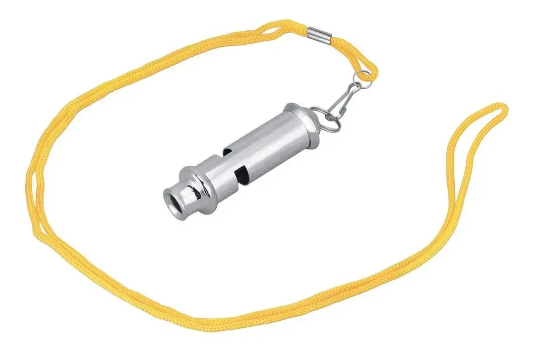 Apito de pombo ultrassônico de aço inoxidável com cordão