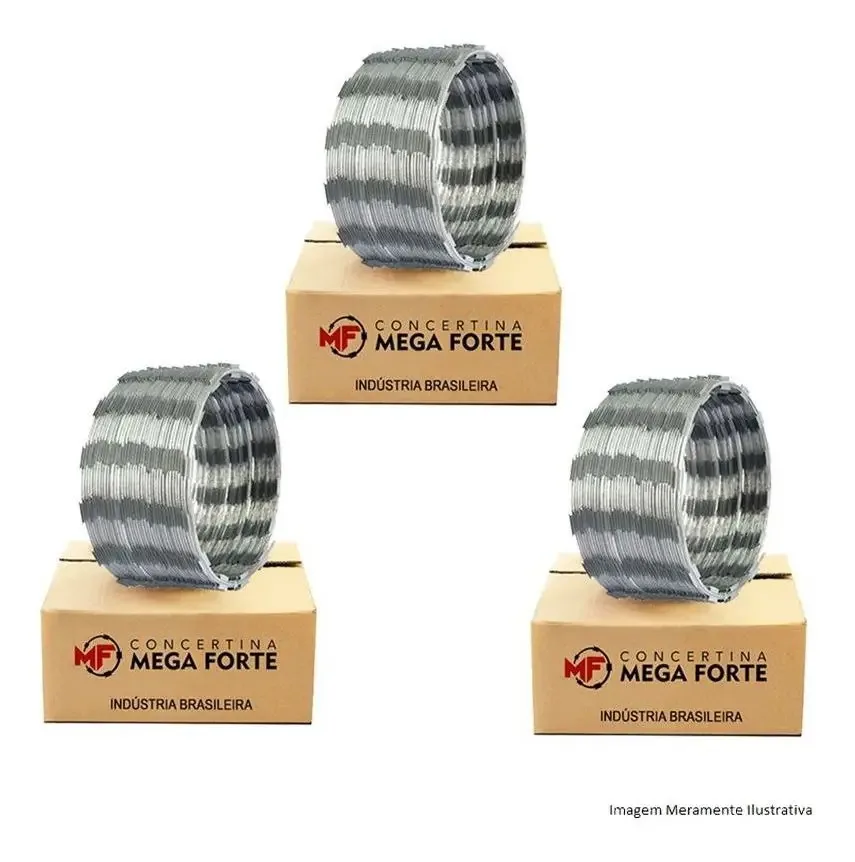 Cerca Concertina Mega Forte Muro Perimetral 30 Mts 30cm