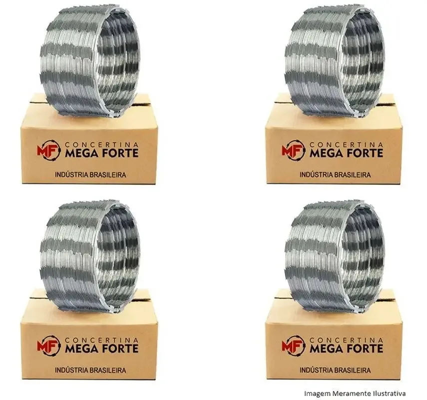 Cerca Concertina Mega Forte Muro Perimetral 40 Mts 30cm