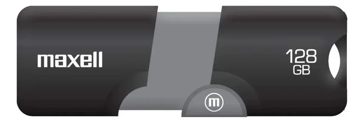 Capacidade de armazenamento de 128 GB Conectividade USB 3.0. Cor: preto, Lisa