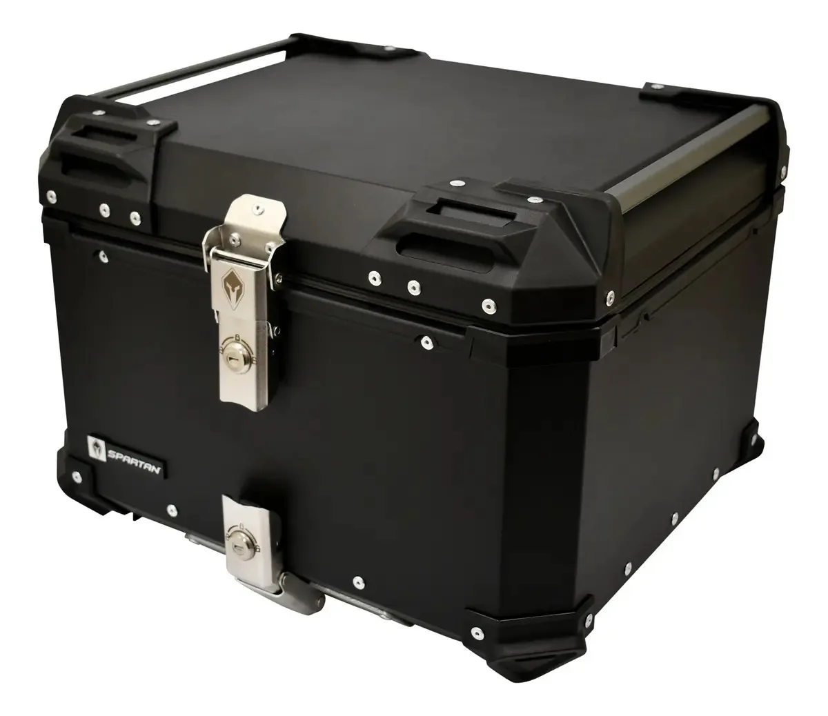Porta-bagagens preto Spartan Aluminium 57lt