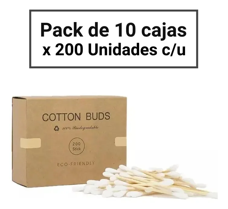 Cotonetes de Bambu Ecológicos - Unidade