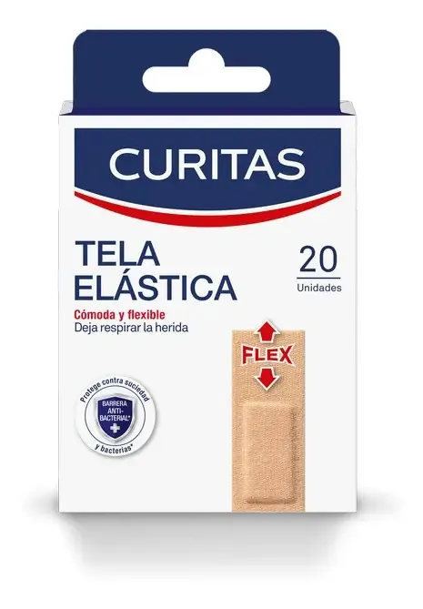 Curativos Adesivos de Tecido Elástico X 20 Un