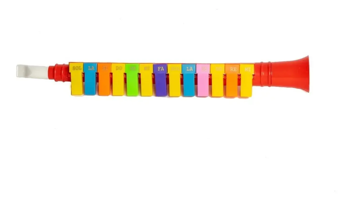 Melodica Flute 13 Notes Parquer Colors!! Cor: vermelho