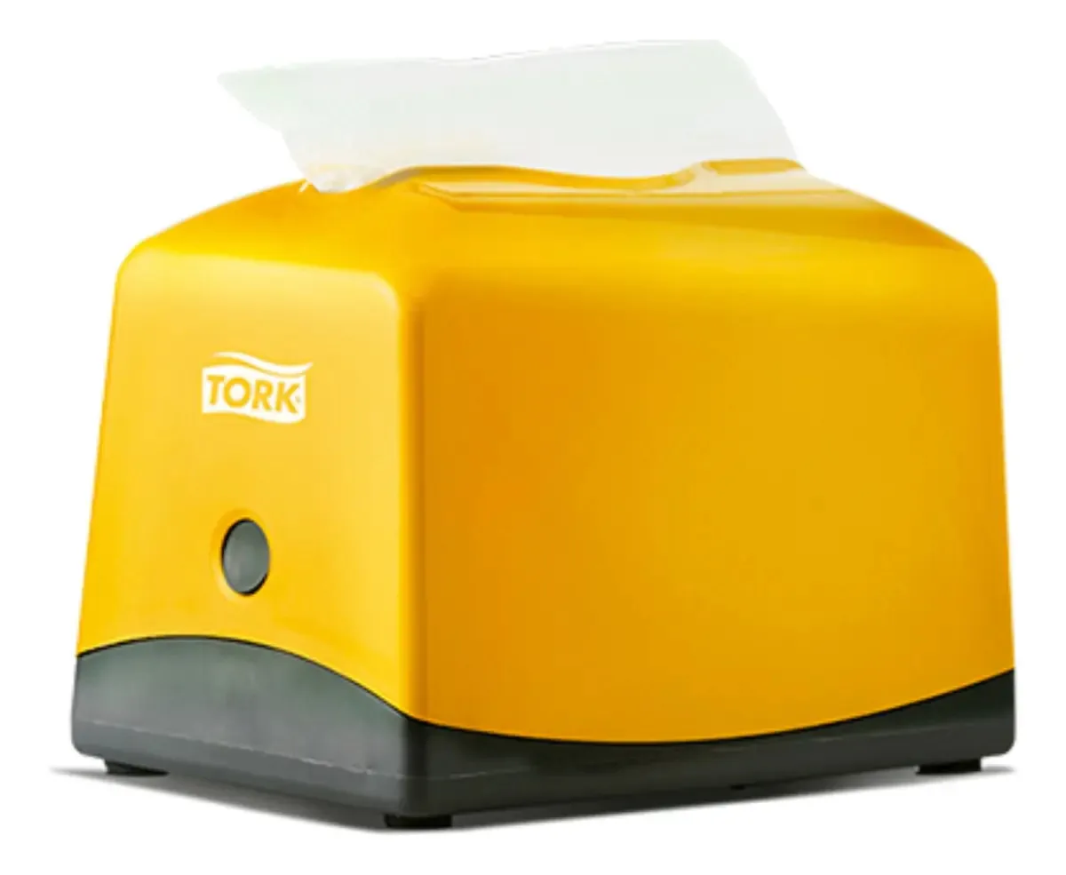 Dispensador de guardanapos Family Plus 100 cores amarelo