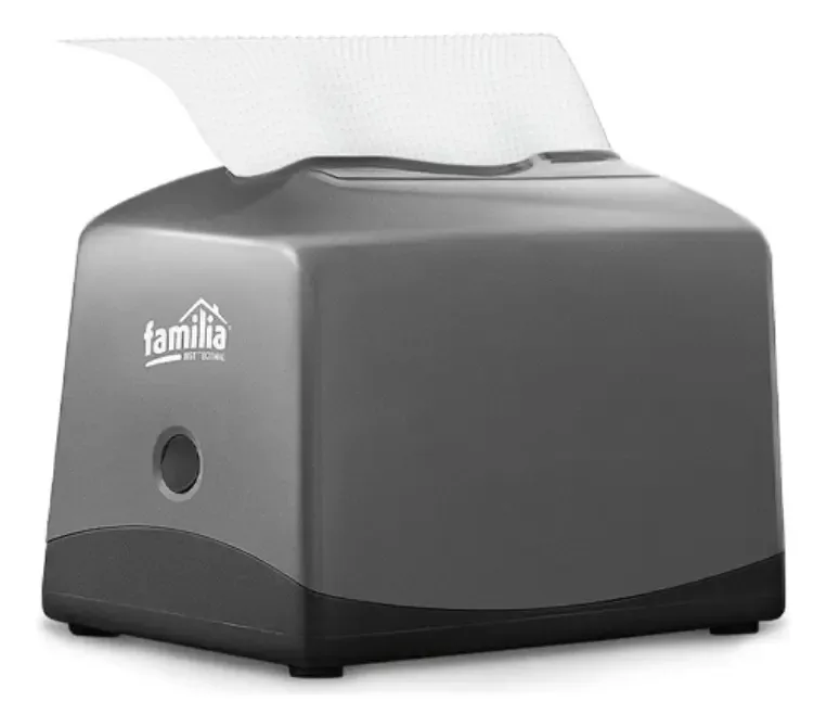 Dispensador de guardanapos Family Plus 100 cores cinza