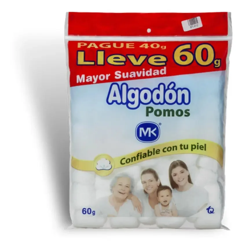 Botões de algodão